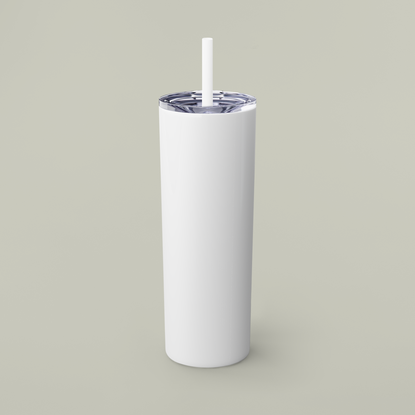 Skinny Tumbler with Straw, 20oz